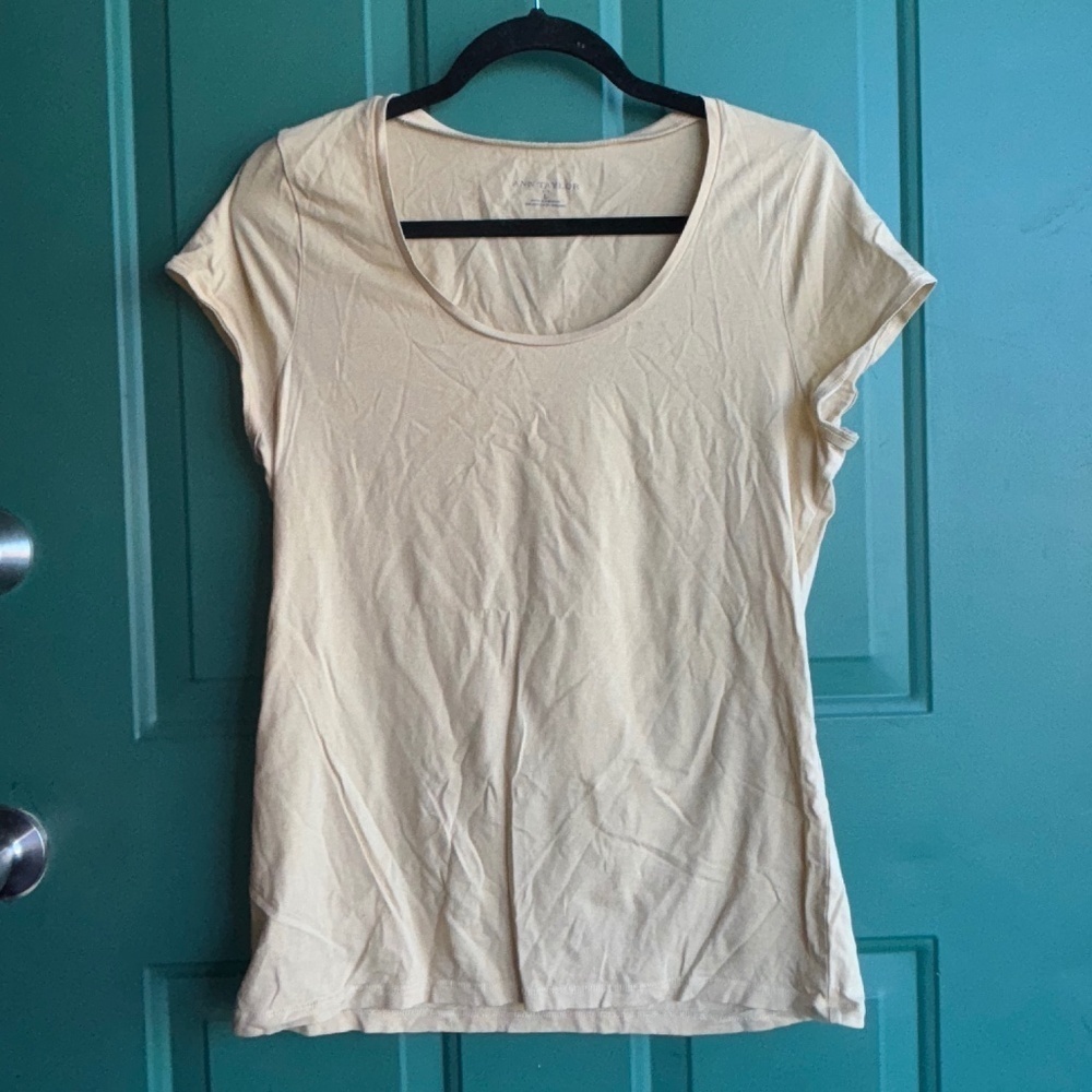 Ann Taylor size large yellow top